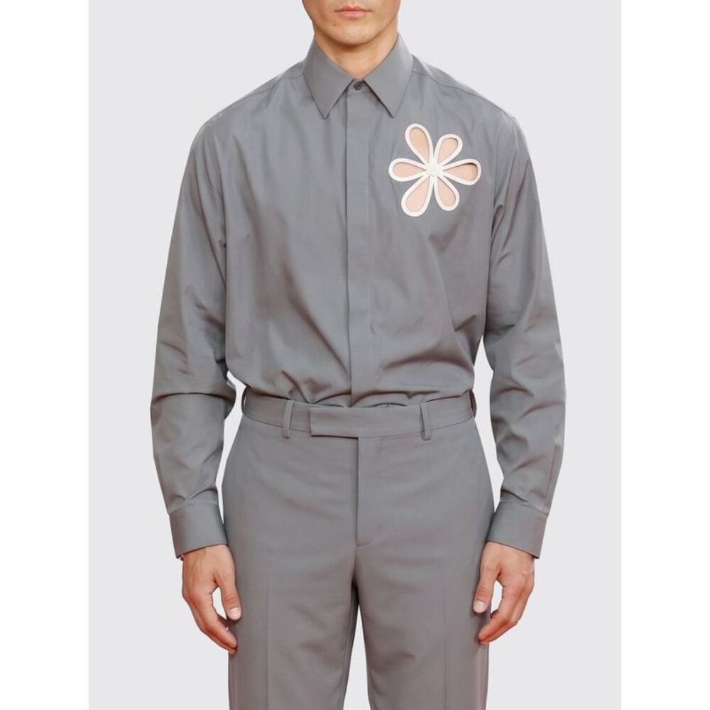 Fendi Shirt Men Grey